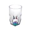 Rainbow Diamond Acrylic Glasses Drinking Set of 4 Hi Ball (17oz), Plastic Drinking Glasses, BPA Free Cocktail Glasses, Drinkware Set, Drinking Water G