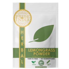 Pride of India ‚Äì Lemongrass Powder ‚Äì Ideal for Cooking & Drinks ‚Äì Perfect seasoning for Soups/Salads/Marinades ‚Äì Gourmet Condiment/Pure & Fres