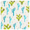 144-Pieces of Cactus Party Supplies with Succulent Plates, Napkins, Cups and Cutlery for Fiesta Party Celebration, Birthday, Taco Baby Shower Decorati